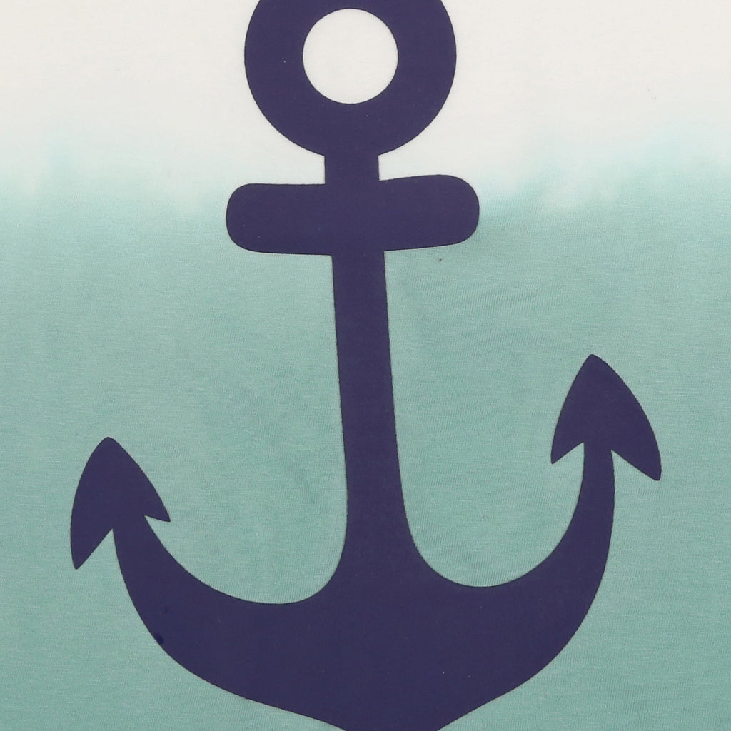 Dip dye anchor t-shirt