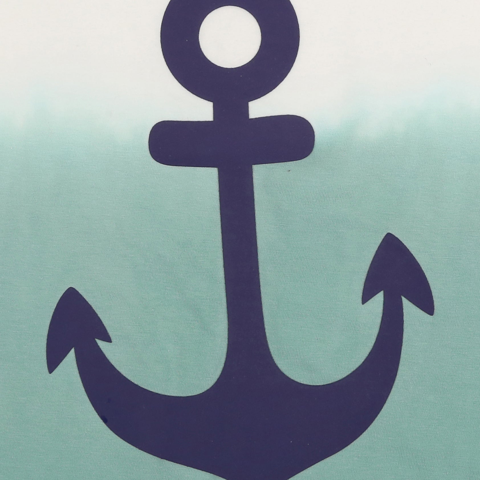 Dip dye anchor t-shirt