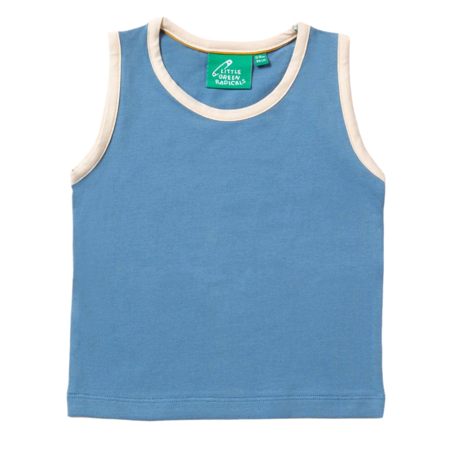 Tank top 3-pack- blue/gold stripe