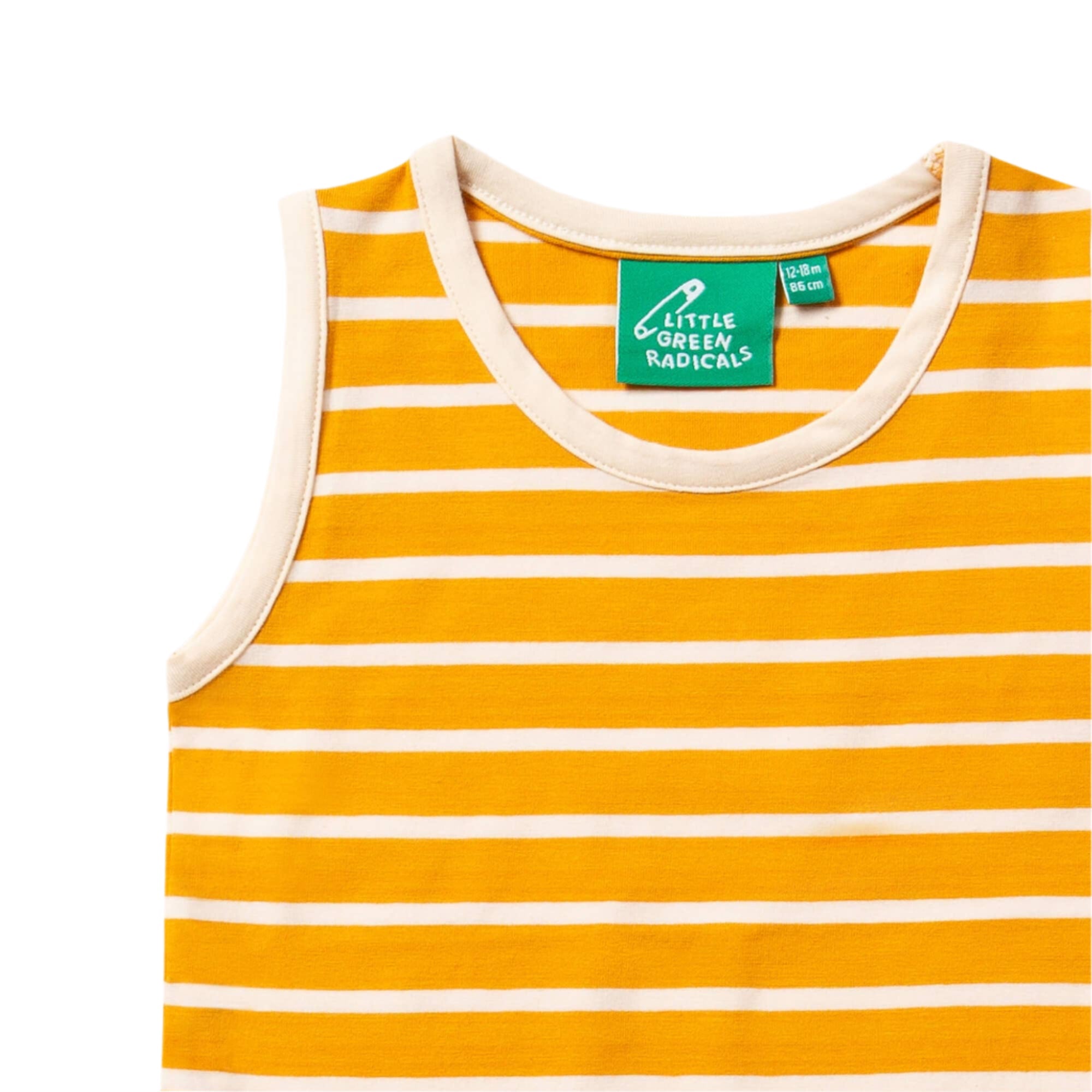 Tank top 3-pack- blue/gold stripe