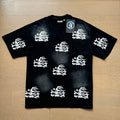 Hellstar T-shirts Washed Aging Process