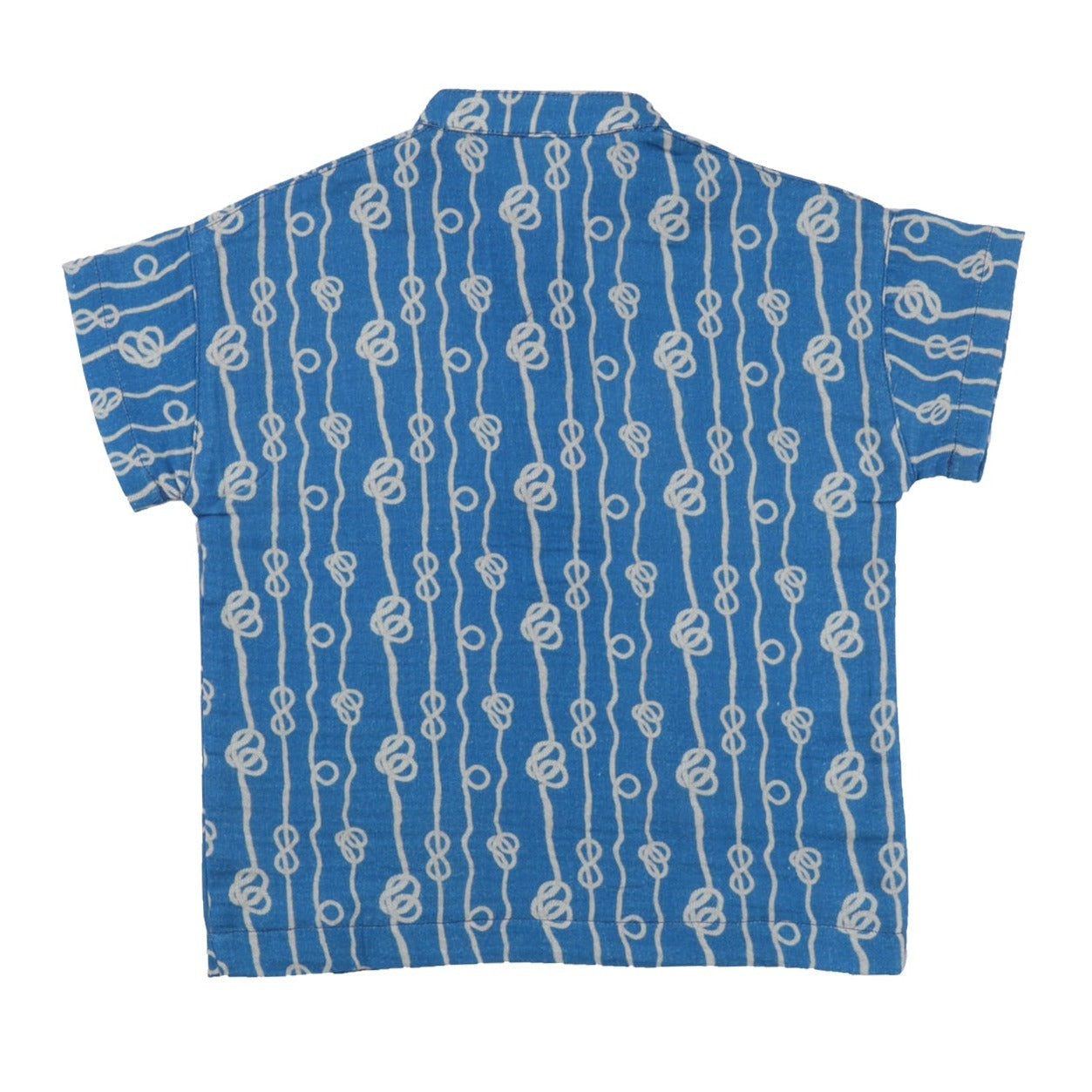 Short sleeve muslin shirt- sailor's knot