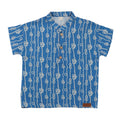 Short sleeve muslin shirt- sailor's knot